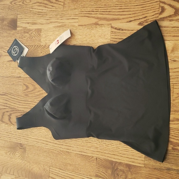 (XS) NWT Evelyn Bobbie Forever Yours Lingerie Defy Onyx Shapewear Tank Support - Picture 1 of 11